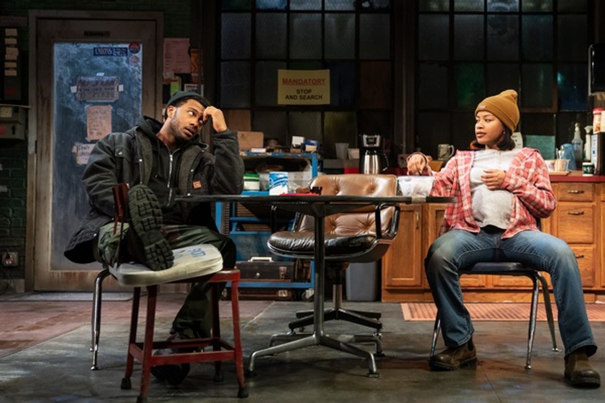 Joshua Boone and Chanté Adams at 