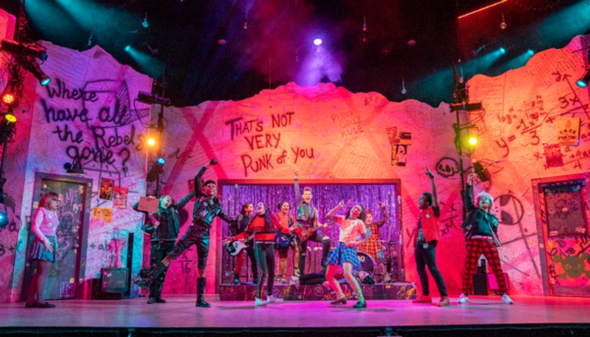 The cast at Photos: First Look at Joe Iconis' New Musical PUCK ROCK GIRL