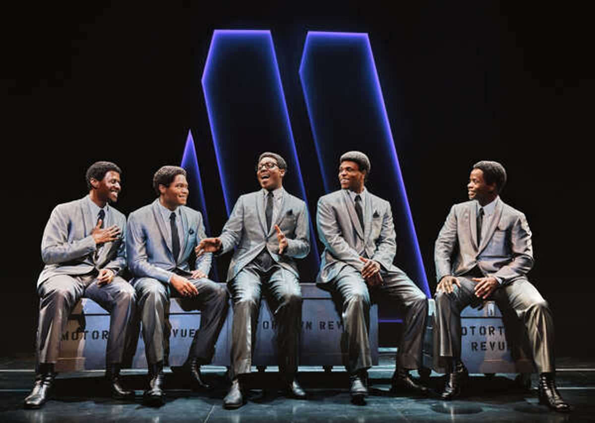 Marcus Paul James, Jalen Harris, Elijah Ahmad Lewis, Harrell Holmes Jr., James T. Lane from the National Touring Company of Ain’t Too Proud at 