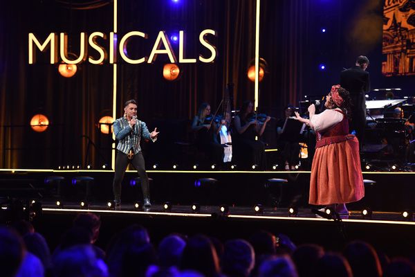 David Bedella and Keala Settle  Photo