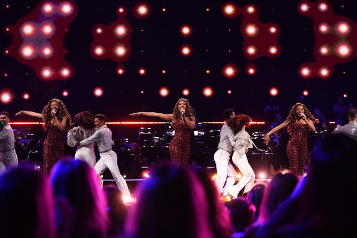 Brianna Ogunbawo, Natalie Kassanga and Paige Peddie  at 