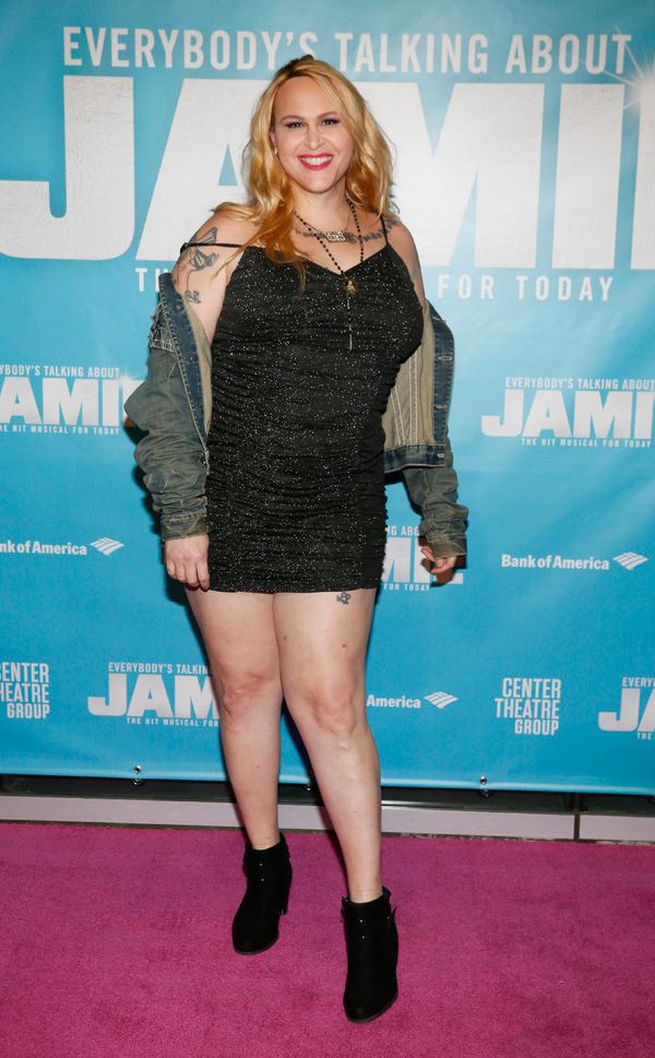 Actor Shakina Nayfack arrives before the North American premiere of the West End hit  Photo