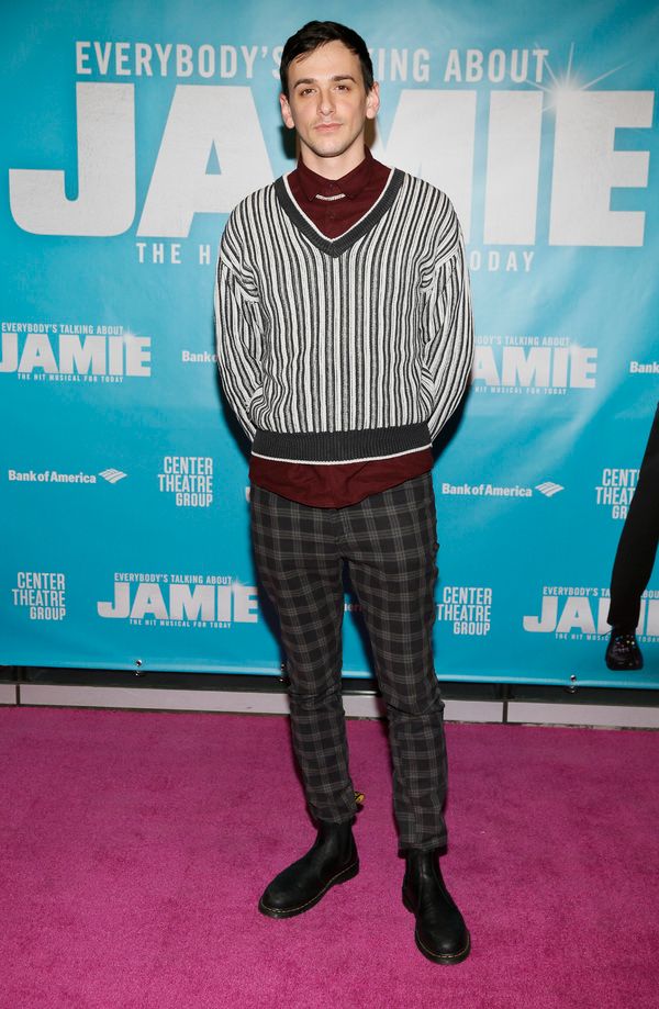 Lyle Colby Mackston arrives before the North American premiere of the West End hit mu Photo