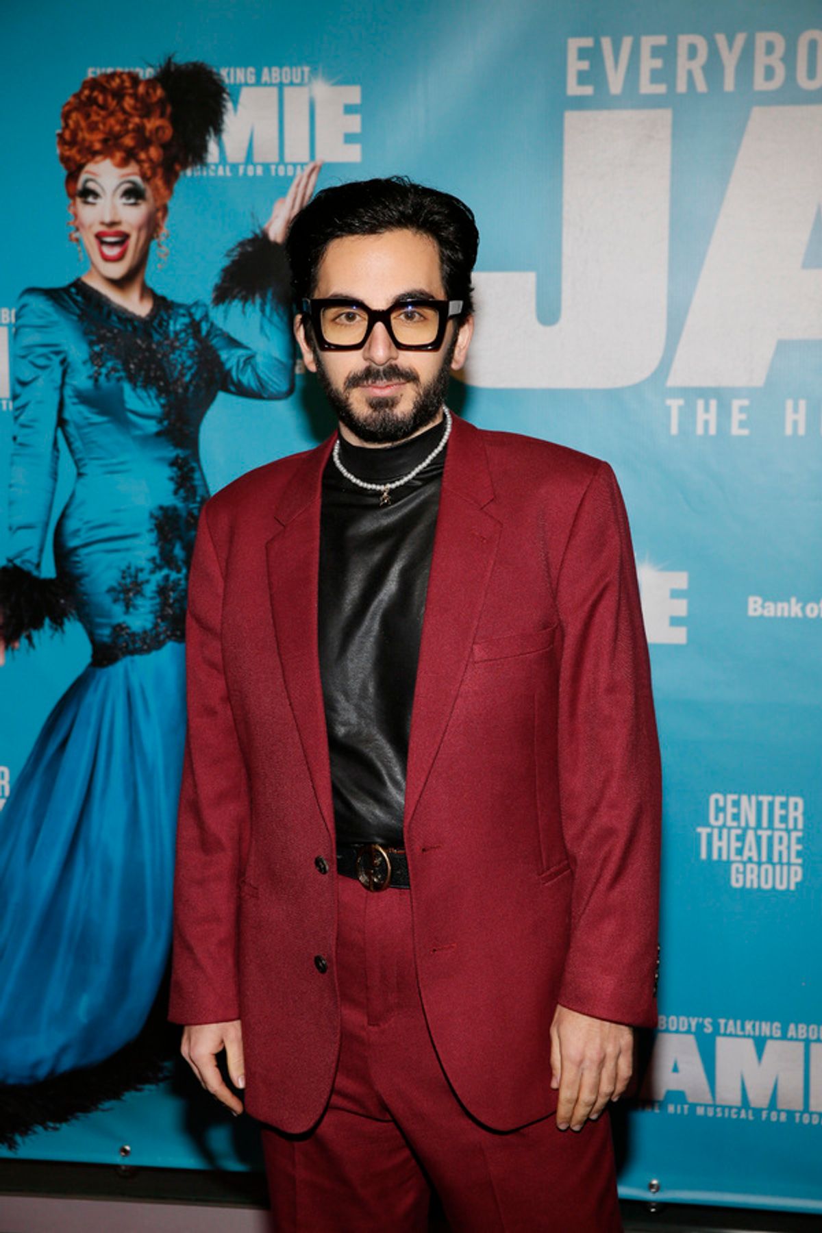 Musician Michael Shayan arrives before the North American premiere of the West End hit musical “Everybody’s Talking About Jamie” at Center Theatre Group/Ahmanson Theatre on January 21, 2022, in Los Angeles, California.  (Photo by Ryan Miller/Capture Imaging) at 