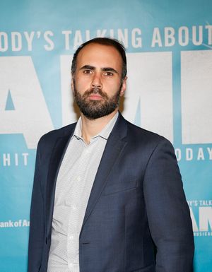 LA city council candidate Jimmy Biblarz arrive before the North American premiere of  Photo