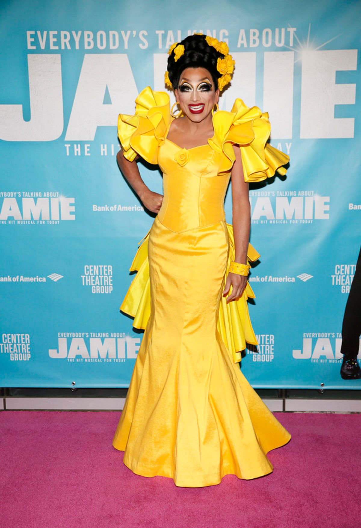 Cast member Bianca Del Rio arrives before the North American premiere of the West End hit musical “Everybody’s Talking About Jamie” at Center Theatre Group/Ahmanson Theatre on January 21, 2022, in Los Angeles, California.  (Photo by Ryan Miller/Capture Imaging) at 