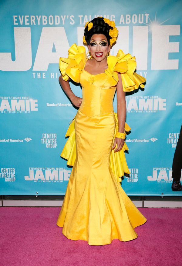 Cast member Bianca Del Rio arrives before the North American premiere of the West End Photo