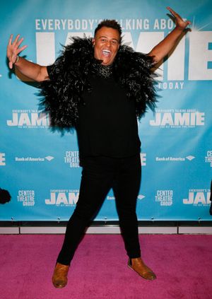 Cast member Leon Craig arrives before the North American premiere of the West End hit Photo