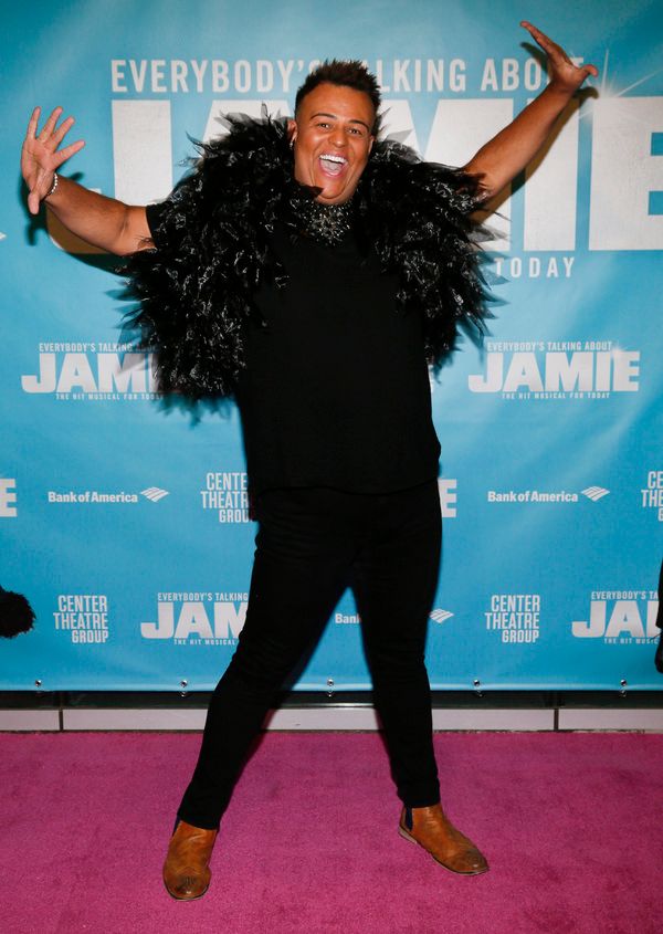 Cast member Leon Craig arrives before the North American premiere of the West End hit Photo