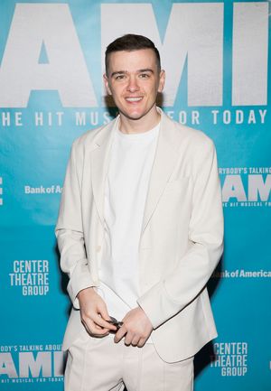 Cast member George Sampson arrives before the North American premiere of the West End hit musical “Everybody’s Talking About Jamie” at Center Theatre Group/Ahmanson Theatre on January 21, 2022, in Los Angeles, California. (Photo by Ryan Miller/Capture Imaging) @ BroadwayWorld Cast member George Sampson arrives before the North American premiere of the West End Photo