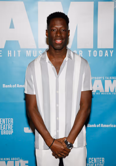 Cast member Richard Appiah-Sarpong arrives before the North American premiere of the  Photo