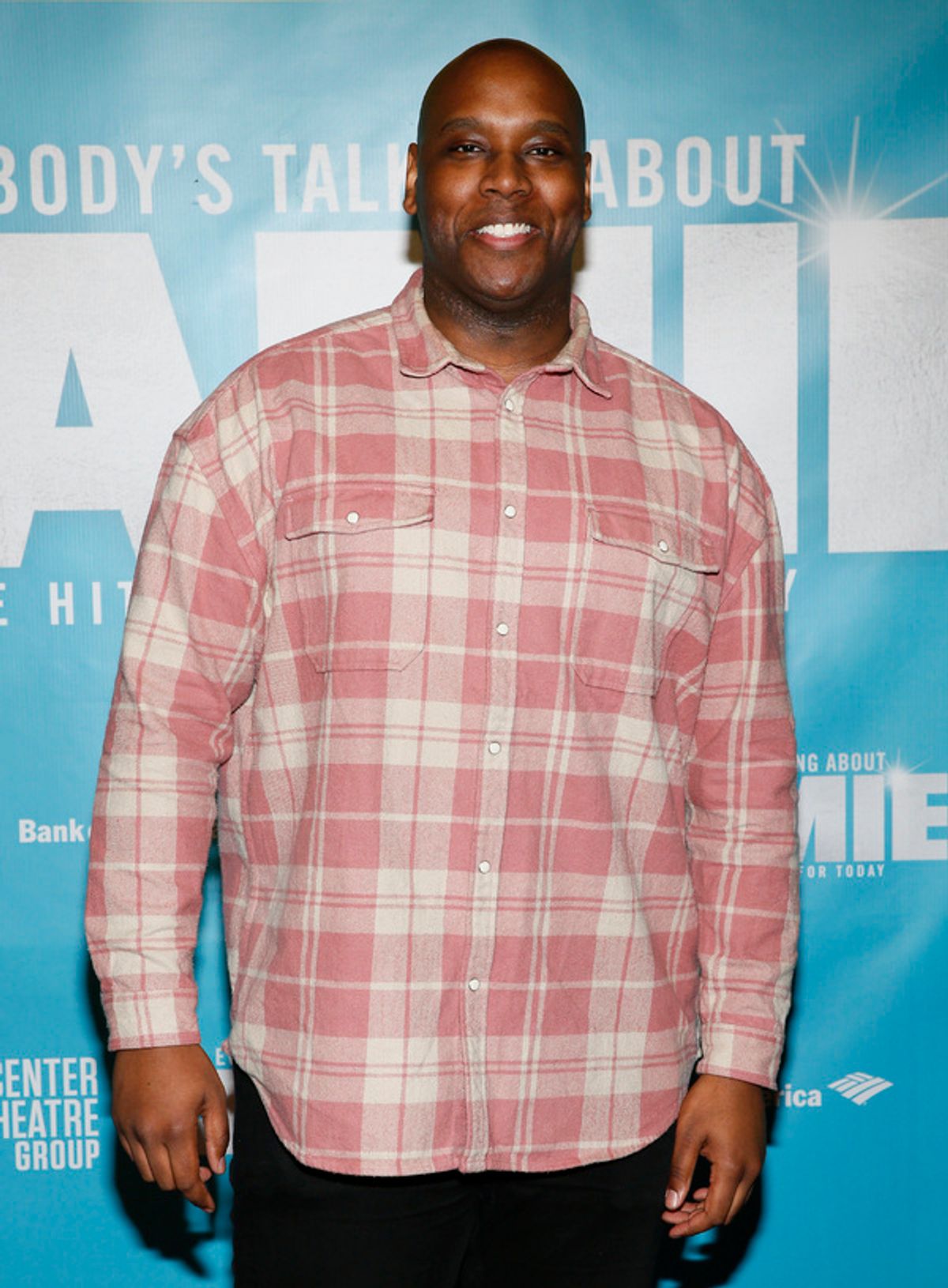 Cast member Cameron Johnson arrives before the North American premiere of the West End hit musical “Everybody’s Talking About Jamie” at Center Theatre Group/Ahmanson Theatre on January 21, 2022, in Los Angeles, California.  (Photo by Ryan Miller/Capture Imaging) at 