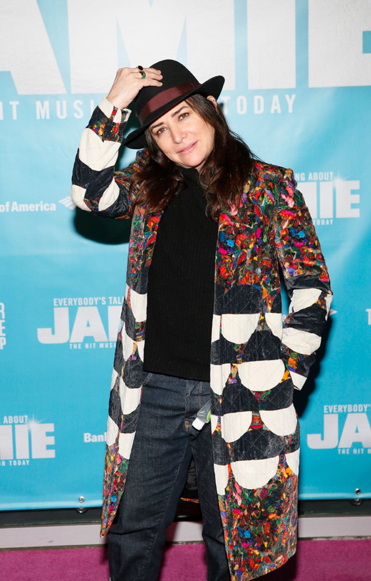 Actor Pamela Adlon arrives before the North American premiere of the West End hit musical “Everybody’s Talking About Jamie” at Center Theatre Group/Ahmanson Theatre on January 21, 2022, in Los Angeles, California.  (Photo by Ryan Miller/Capture Imaging) at 