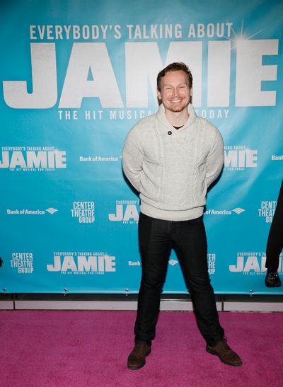 TV host Coy Jandreau arrives before the North American premiere of the West End hit m Photo