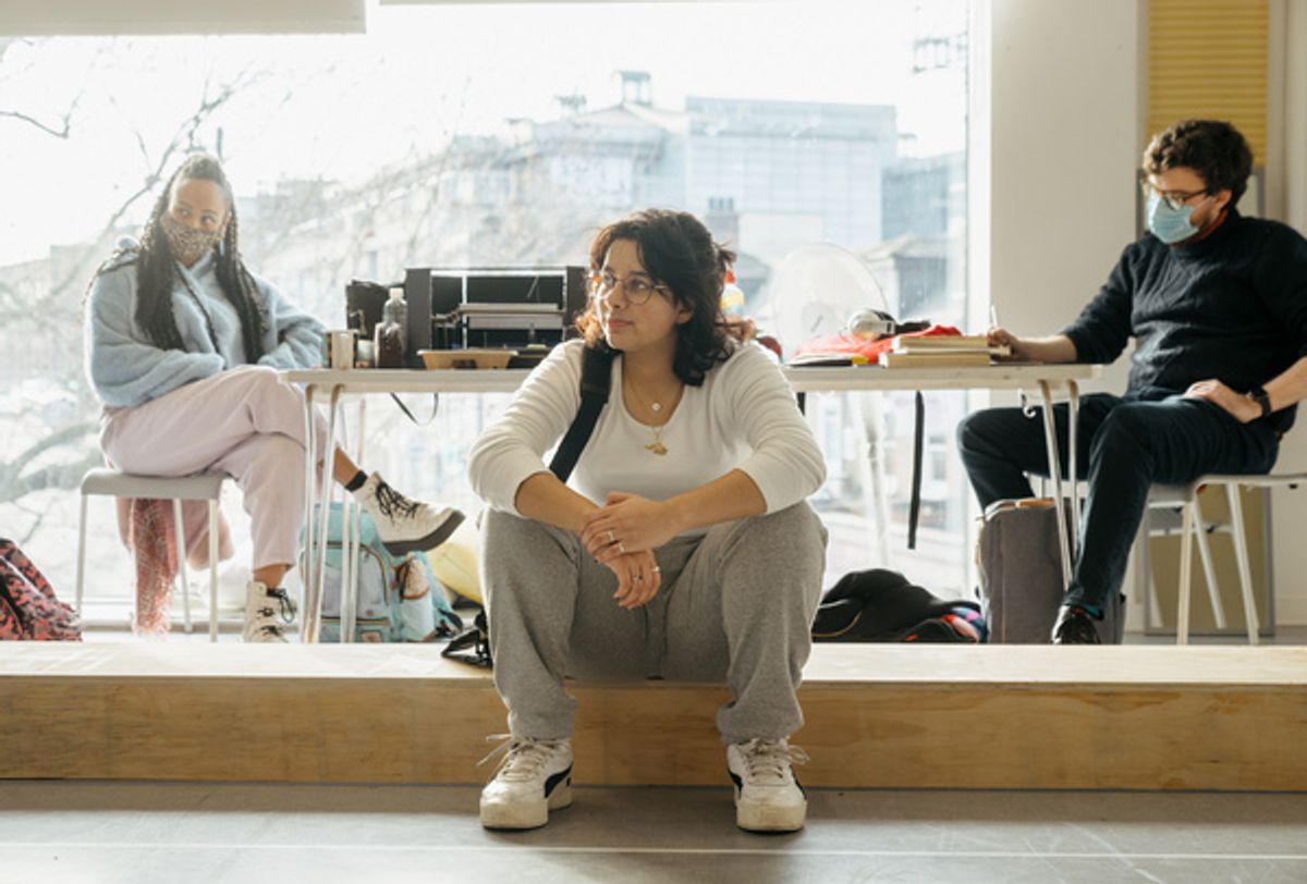 Safiyya Ingar, Alex Fernandes, Tian Brown-Sampson at 