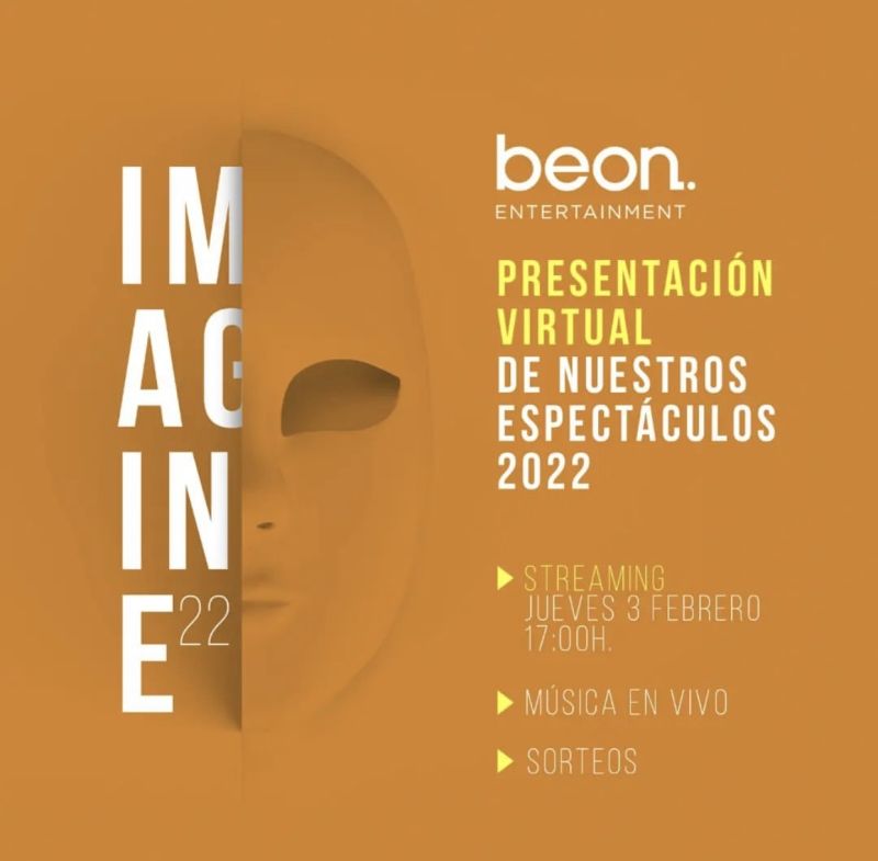 IMAGINE 2022 será la presentación virtual de la temporada de beon Entertainment  Image