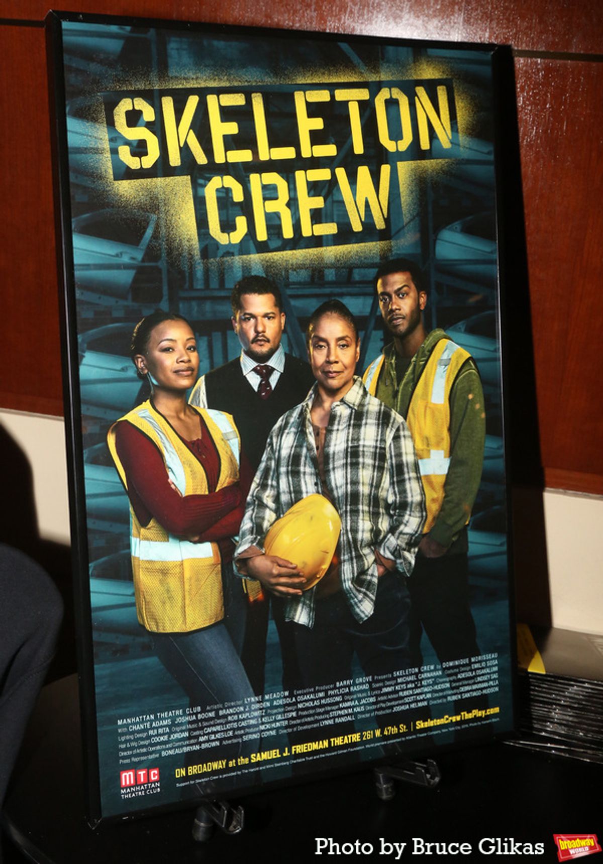 Signage at The Samuel J. Friedman Theater at 