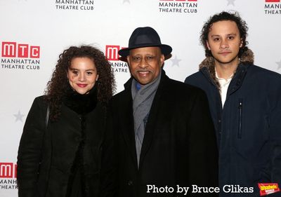 Lily Santiago, Ruben Santiago Hudson and Trey Santiago Hudson Photo