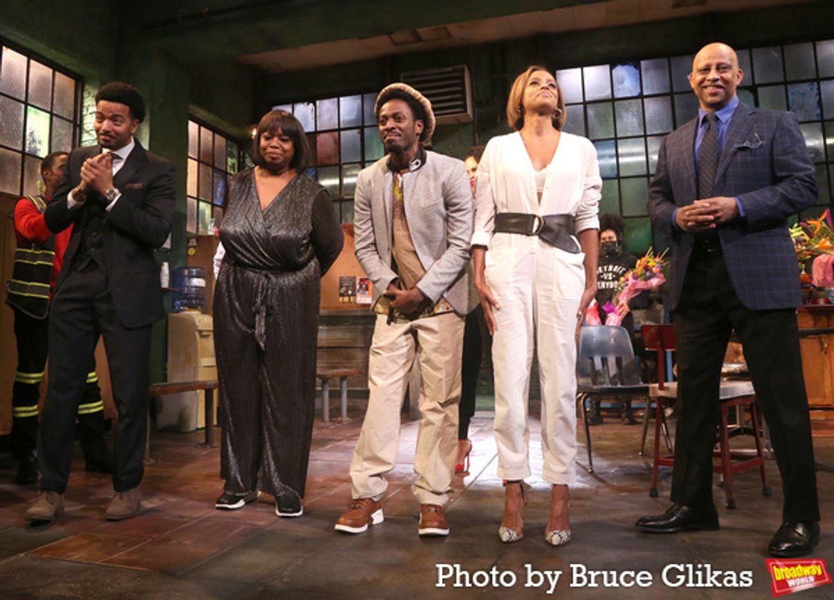 Dexter McKinney, Benja K. Thomas, Alain “Hurrikane” Lauture, Lakisha May and Ruben Santiago Hudson at 