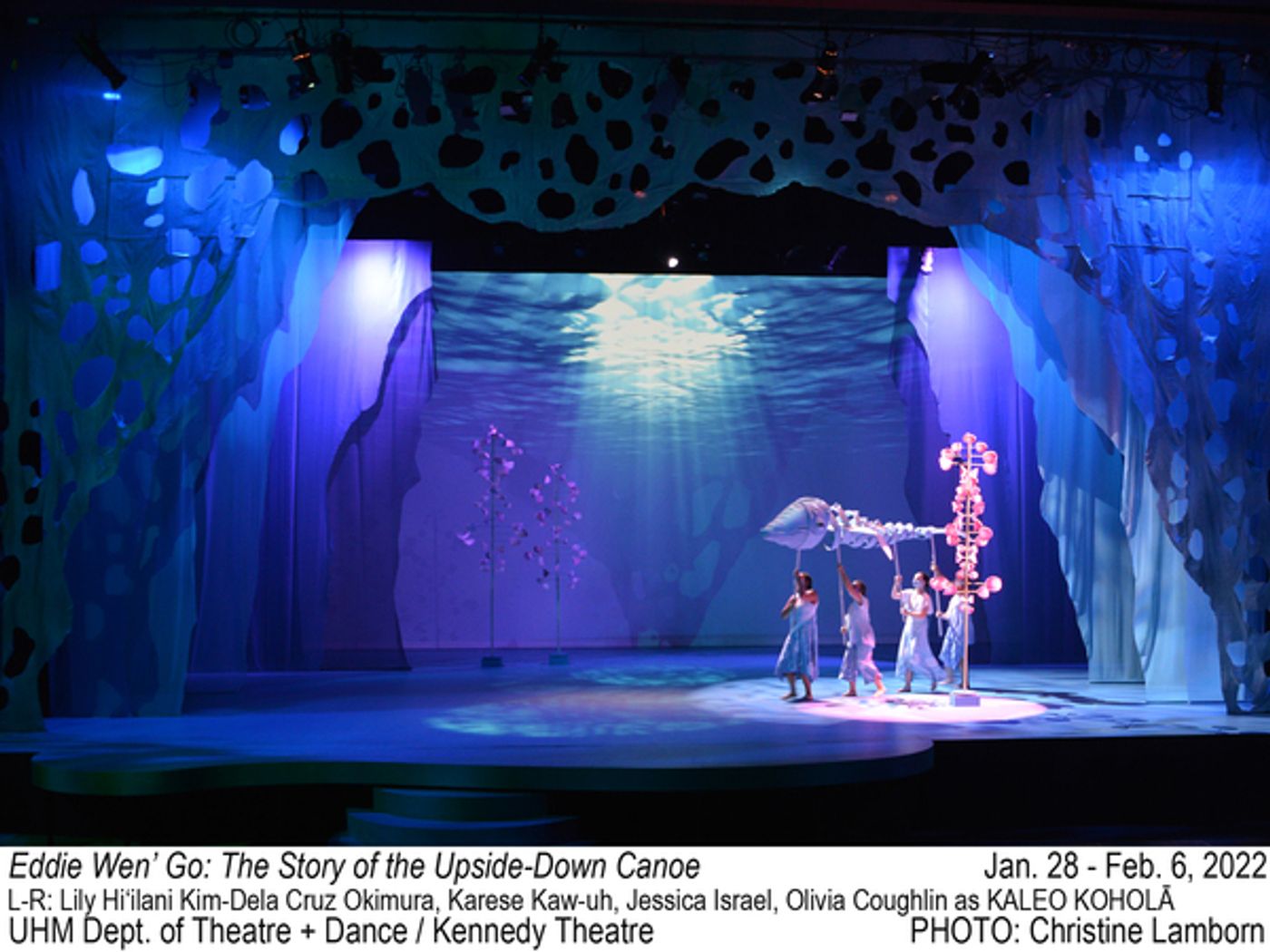 Photos: Inside Look at The University of Hawaii's Production of EDDIE WEN' GO: THE STORY OF THE UPSIDE-DOWN CANOE Photos: Inside Look at The University of Hawaii's Production of EDDIE WEN' GO: THE STORY OF THE UPSIDE-DOWN CANOE Image