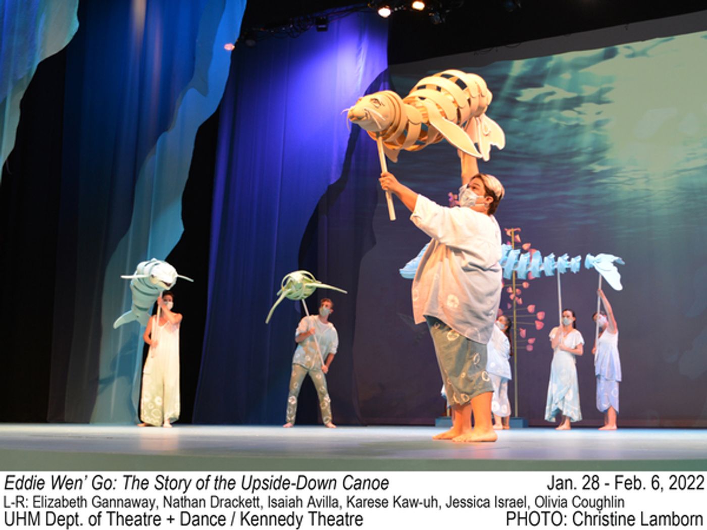 Photos: Inside Look at The University of Hawaii's Production of EDDIE WEN' GO: THE STORY OF THE UPSIDE-DOWN CANOE Photos: Inside Look at The University of Hawaii's Production of EDDIE WEN' GO: THE STORY OF THE UPSIDE-DOWN CANOE Image