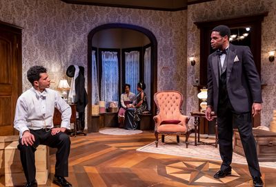 Black Victorians Franklin (Xavier Edward King, from left), Janet (Jaye Ladymore), Mar Photo