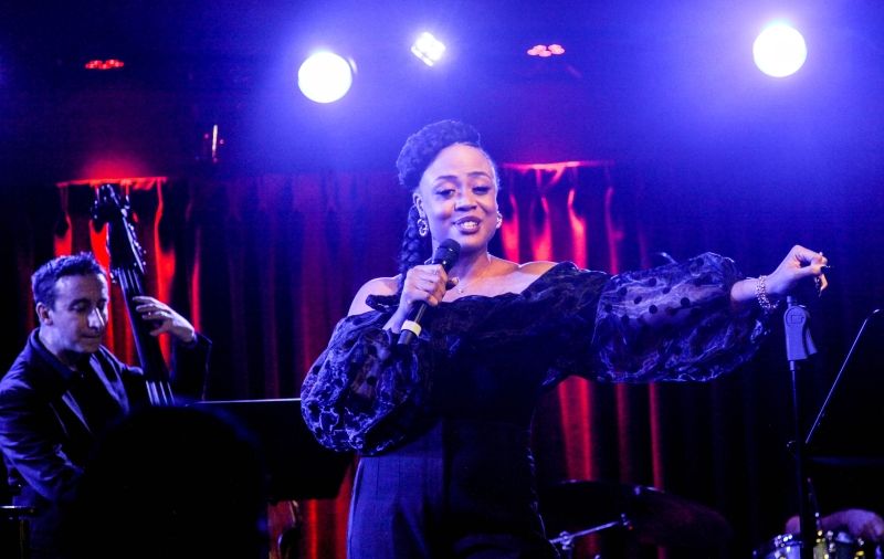 Review: With A ONE-WOMAN SHOWCIAL at The Green Room 42 Kaisha Huguley Modernizes The Art Form of Cabaret Image