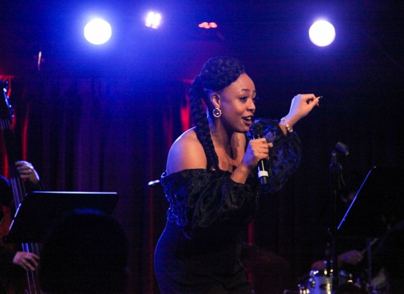 Review: With A ONE-WOMAN SHOWCIAL at The Green Room 42 Kaisha Huguley Modernizes The Art Form of Cabaret Image