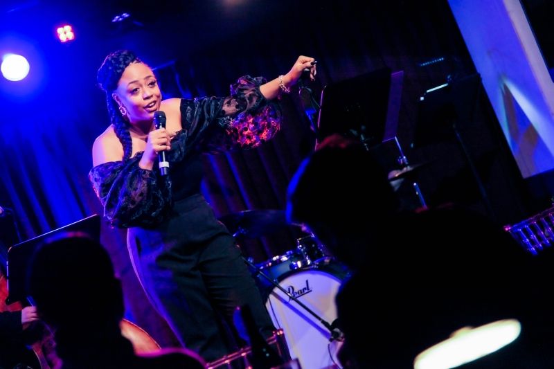 Review: With A ONE-WOMAN SHOWCIAL at The Green Room 42 Kaisha Huguley Modernizes The Art Form of Cabaret Image