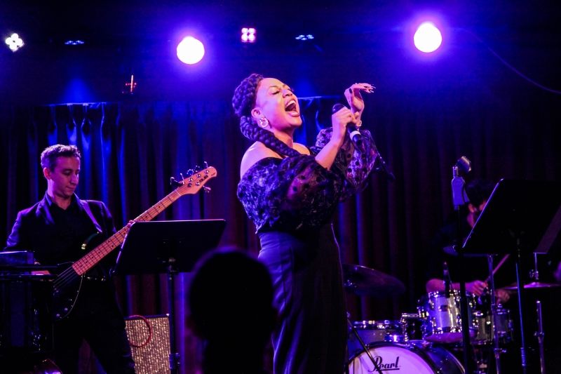 Review: With A ONE-WOMAN SHOWCIAL at The Green Room 42 Kaisha Huguley Modernizes The Art Form of Cabaret Image