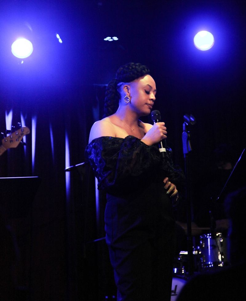 Review: With A ONE-WOMAN SHOWCIAL at The Green Room 42 Kaisha Huguley Modernizes The Art Form of Cabaret Image