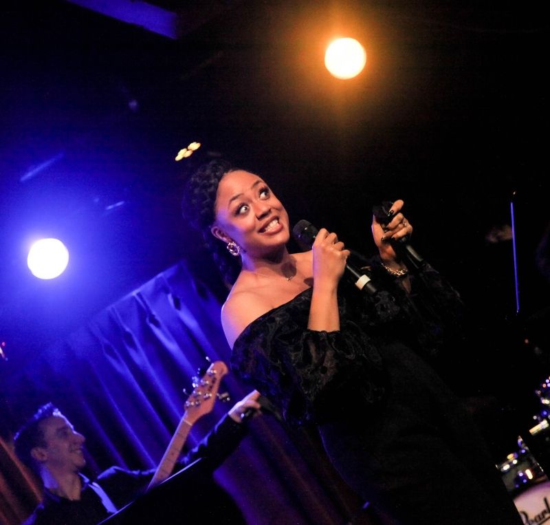 Review: With A ONE-WOMAN SHOWCIAL at The Green Room 42 Kaisha Huguley Modernizes The Art Form of Cabaret Image