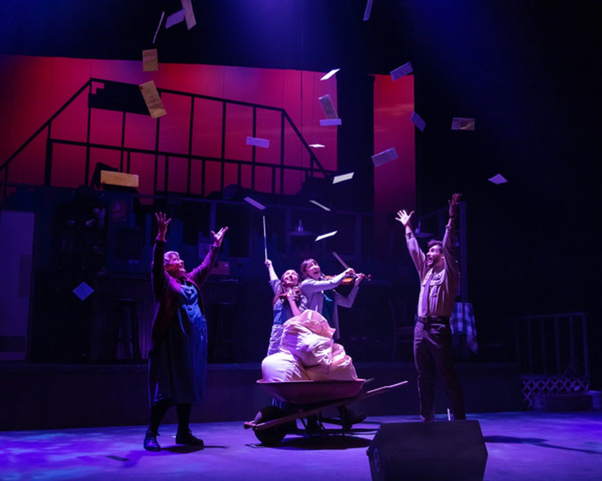 Missy McArdle, Julia Hoffman, Anneliese Moon, and Noah Berry at 