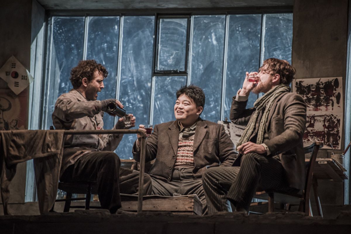 Charles Rice, David Junghoon Kim, William Thomas at Photos: First Look at LA BOHEME at the London Coliseum