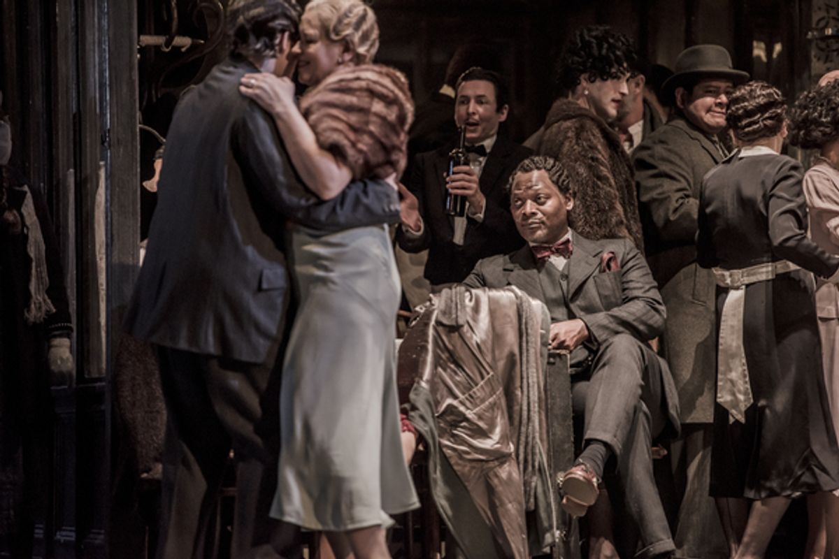 Chorus at Photos: First Look at LA BOHEME at the London Coliseum