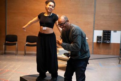 Ruby Barker, Michael Buffong Photo