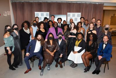 The cast and crew of INTIMATE APPAREL Photo
