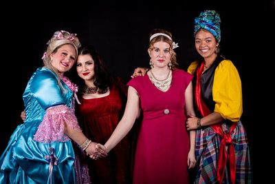 The cast  Photo