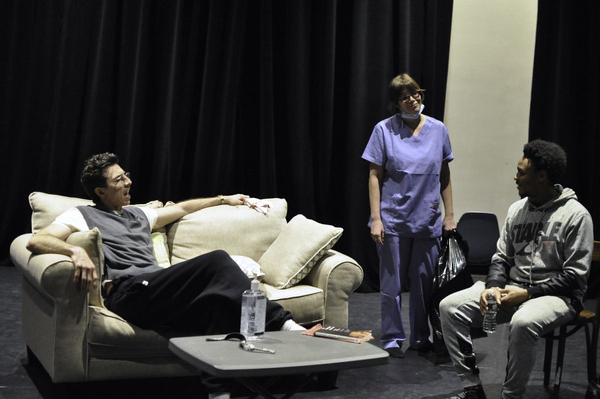 Guy Whitney, Jamie Tincher, Sim Miller at Photos: SICK Begins Rehearsals At The Mark O'Donnell Theater