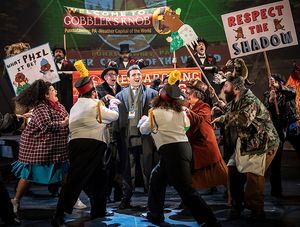 Alex Syiek (center) and the cast of Groundhog Day: The Musical @ BroadwayWorld Alex Syiek (center) and the cast of Groundhog Day: The Musical Photo