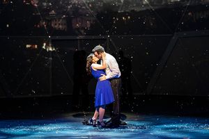 Phoebe González (left) plays Rita and Alex Syiek is Phil Connors @ BroadwayWorld Phoebe González (left) plays Rita and Alex Syiek is Phil Connors Photo