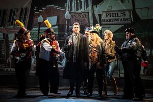 Alex Syiek (center) and the cast of Groundhog Day: The Musical @ BroadwayWorld Alex Syiek (center) and the cast of Groundhog Day: The Musical Photo