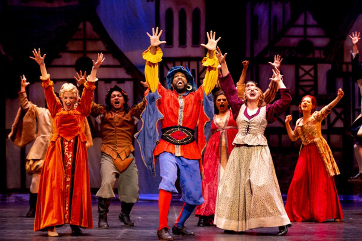 Mitchell Johnson (center) and the company of Something Rotten! at Photos: Inside Look at 5-Star Theatrical's SOMETHING ROTTEN!