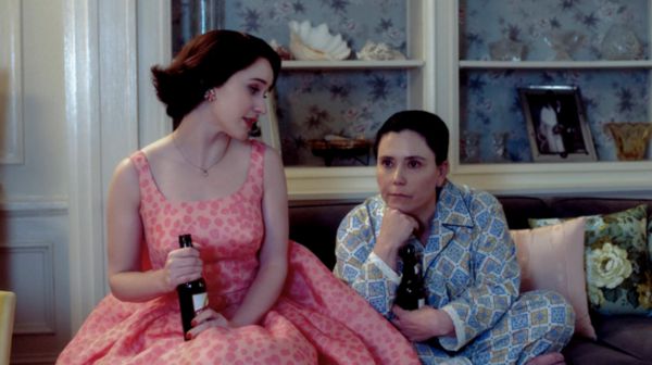 (L-R): Rachel Brosnahan (Miriam 'Midge' Maisel), Alex Borstein (Susie Myerson)

Photo Photo