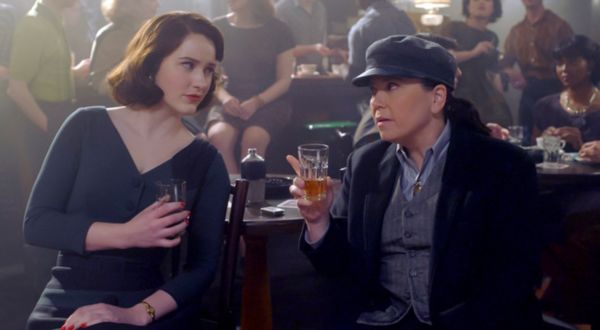 (L-R): Rachel Brosnahan (Miriam 'Midge' Maisel), Alex Borstein (Susie Myerson)

Photo Photo