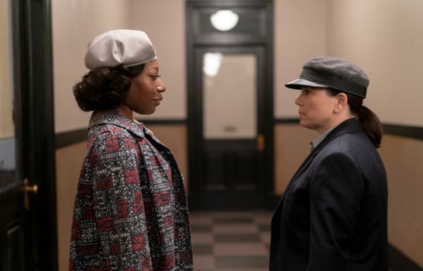 Description: Pictured (L-R): Alfie Fuller, Alex Borstein (Susie Myerson)

Photo Credi Photo
