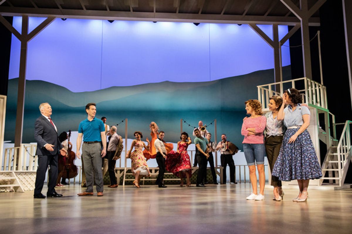 The cast at Photos: First Look at DIRTY DANCING at the Dominion Theatre