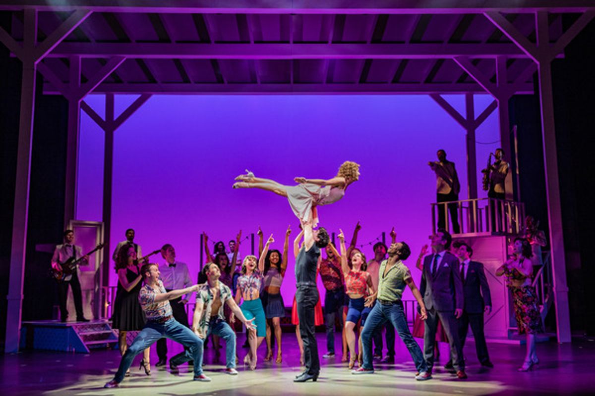 The cast at Photos: First Look at DIRTY DANCING at the Dominion Theatre