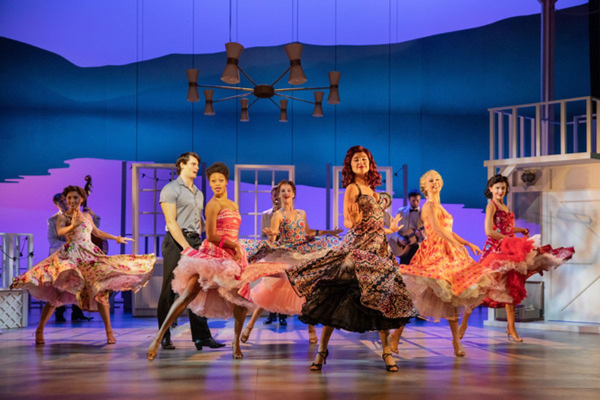 The cast at Photos: First Look at DIRTY DANCING at the Dominion Theatre