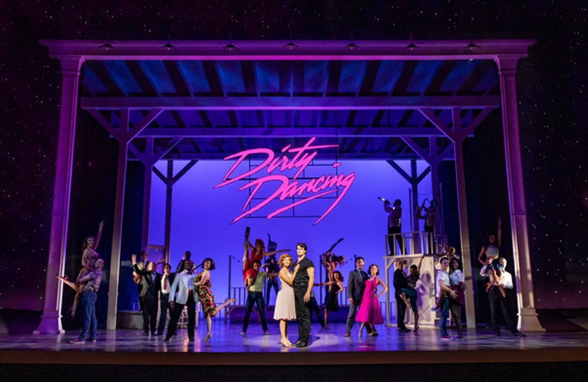 The cast at Photos: First Look at DIRTY DANCING at the Dominion Theatre